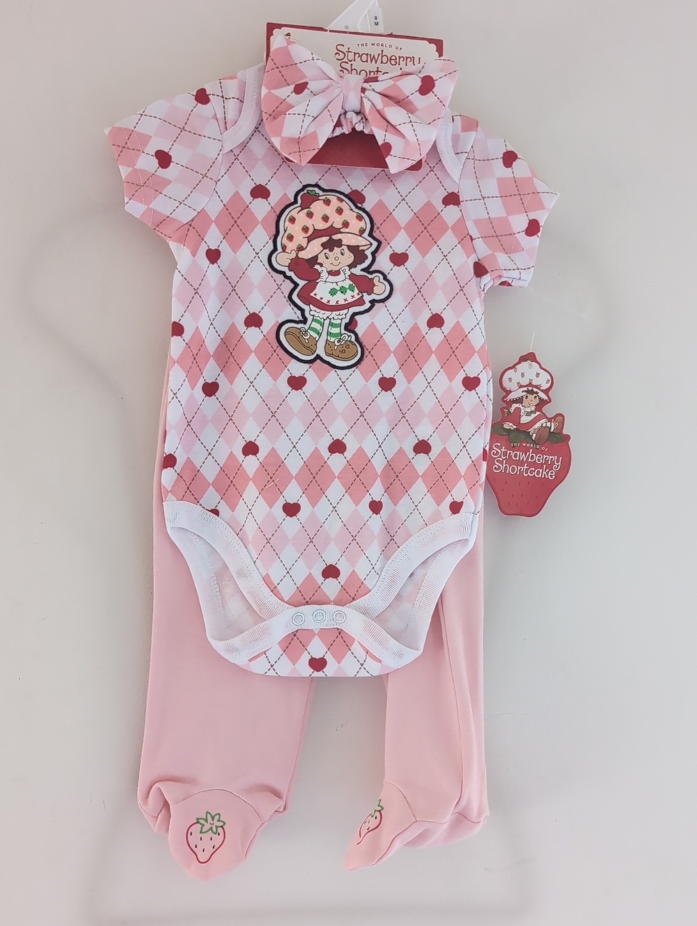 Strawberry Shortcake Infant Girl's 3-Piece Outfit - Size 9 Mos.